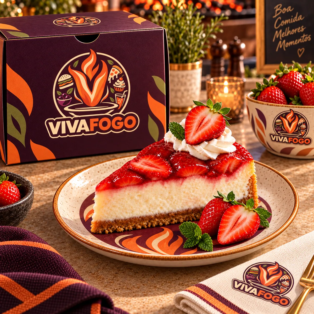 Vivafogo Cheesecake Rubi Fogo